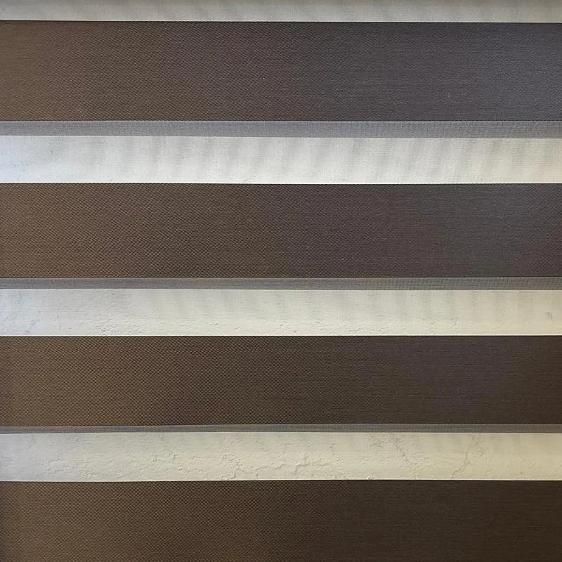 Close-up of material 1, zebra shade fabric
