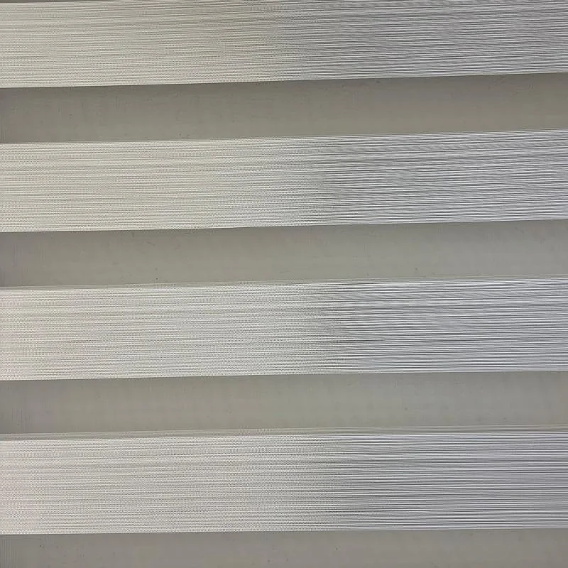 Close-up of material 10, zebra shade fabric