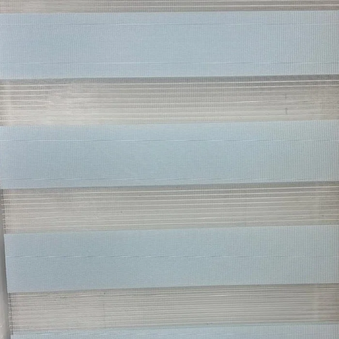 Close-up of material 11, zebra shade fabric