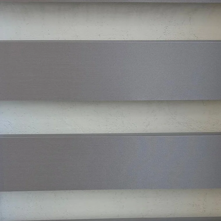 Close-up of material 5, zebra shade fabric