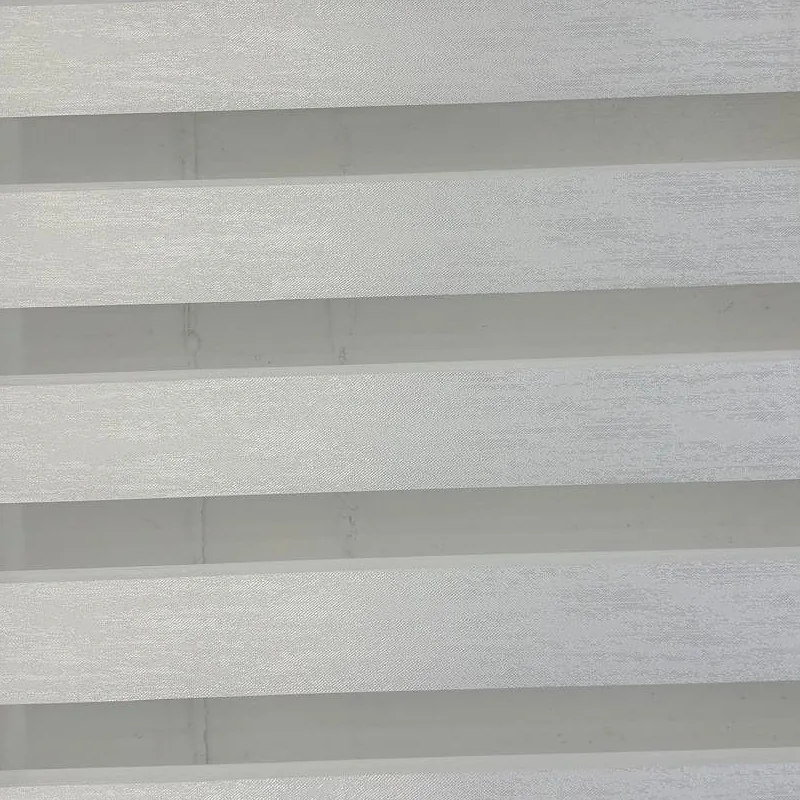 Close-up of material 7, zebra shade fabric